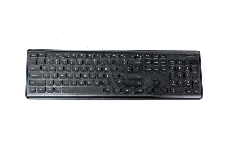 Three key area ultra thin wireless Bluetooth Keyboard